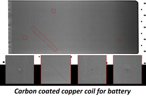 EasySpotDetector carboncoactedcoppercoilforbattery